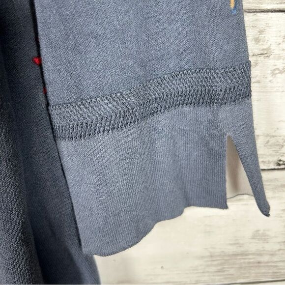 Chico’s Summer Floral Short Cotton Nylon Lightweight Cardigan Sweater 1 S - Picture 4 of 6